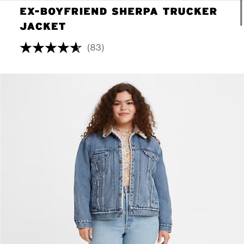 Levi’s ex boyfriend Sherpa trucker jacket
